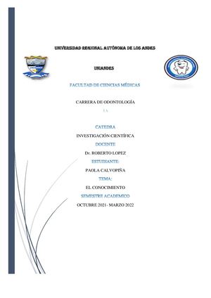 Revista Científica El Conocimiento