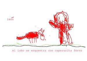 Caperucita y el lobo