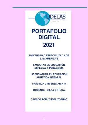 Portafolio Digital Yissel Toribio