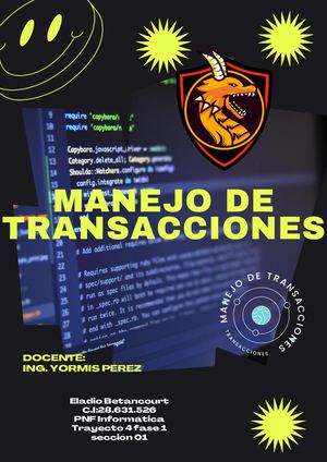 Manejo De Transacciones