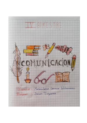 Revisión De Cuaderno De Comunicación Cuarto Bimestre