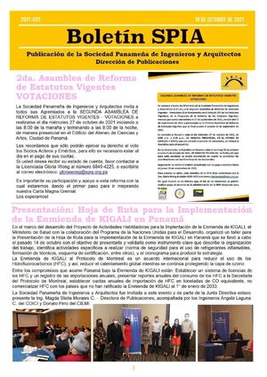 Boletín Spia #35 Octubre 18 2021