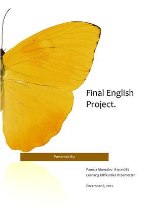 Final English 449b Project