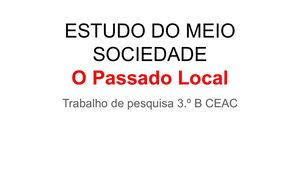 Trabalho Pesquisa Património