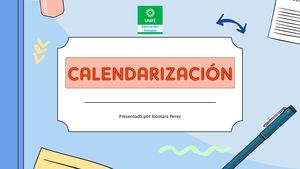 Calendarización I E 7212