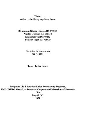 Crol Y Espalda Convertido