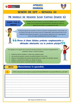 Ept Semana 20 Ficha De Actividad