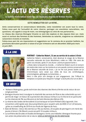 L'actu Des Réserves_#1 Sept 2020
