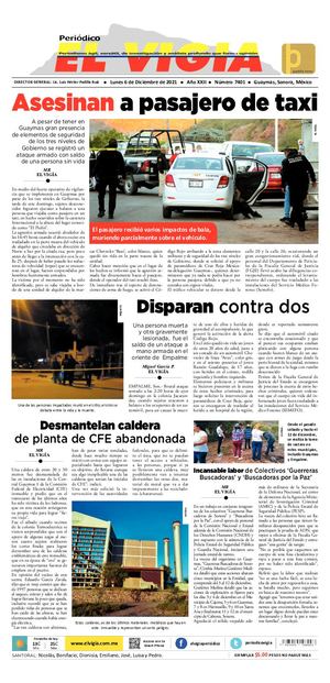 6 de diciembre del 2021