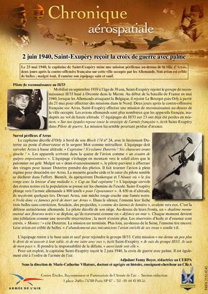 2 Juin 1940 Saint Ex