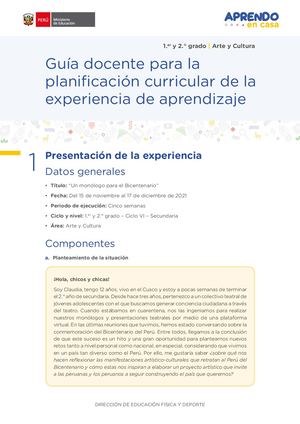 Exp9 Planificamos Secundaria Arte 1y2