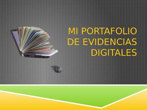 Portafolio De Evidencias Digitales Encuadre