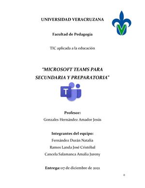 Microsoft Teams Para Secundaria Y Preparatoria