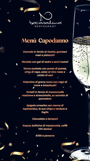 Menù Bocasalina Capodanno