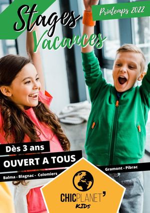 Catalogue Printemps 2022 Chic Planet' Kids