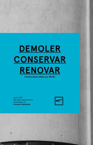 Demoler Conservar Renovar