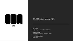 Sélection Oda Paris Decembre 2021