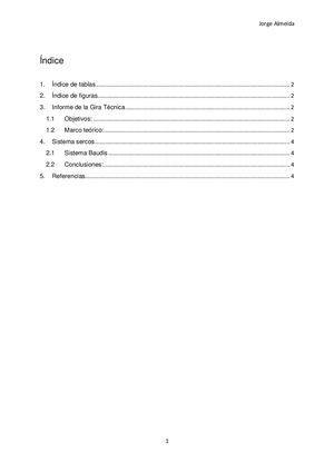 Informe De La Gira Técnica
