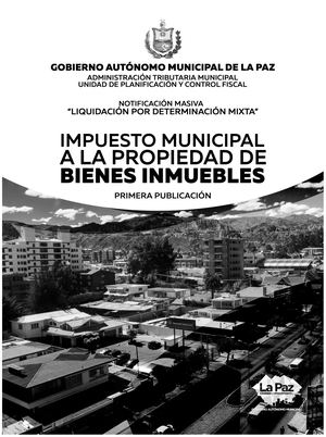 NOTIFICACIÓN MASIVA DE ACTOS ADMINISTRATIVOS DE LA ATM – GESTIÓN 2021 / INMUEBLES