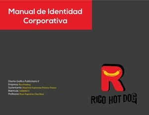 Libro de Marca Rico Hot Dog
