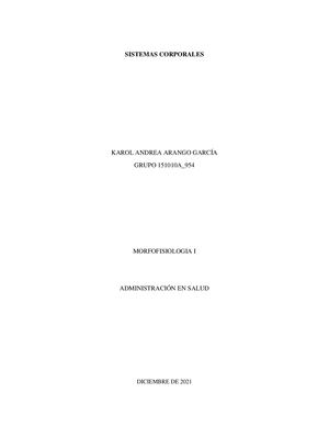 Mapa Conceptual Sistemas Corporales Karol