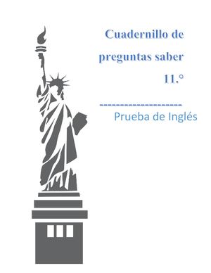 Cuadernillo Pruebas Saber 11° Inglés