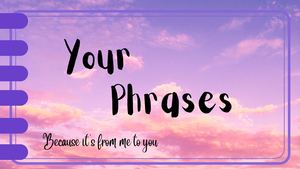 Your Phrases