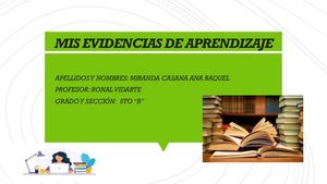 Mis Evidencias De Aprendizaje Ept