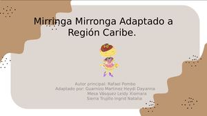 Mirringa Mirronga Region Caribe