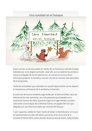 Una Navidad En El Bosque