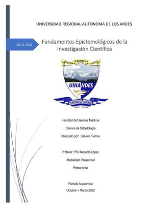 Fundamentos Epistemológicos