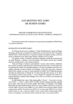 Los Motivos Del Lobo