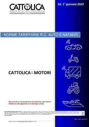 Norme Tariffarie Rca Ed 01 2022