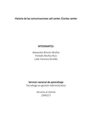 Historia De Las Comunicaciones Call Center Contac Center