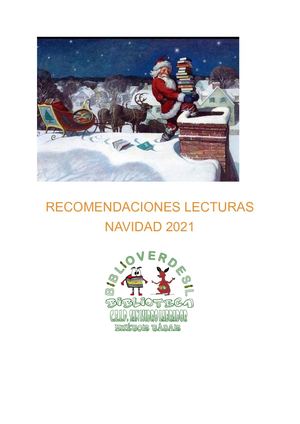 Recomendaciones Biblioverde SIL Lecturas Navidad 2021