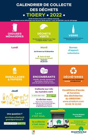 Calendrier Simple Tigery Web