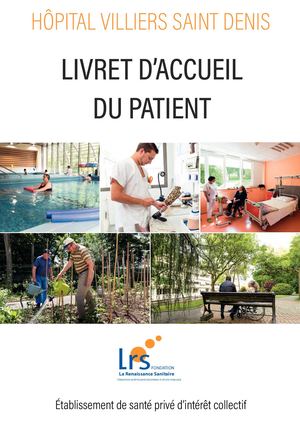 Livret  d'Accueil des patients- SSR Villiers Saint Denis 2020