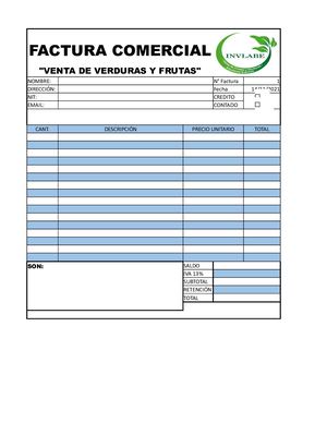 Factura Personalizada