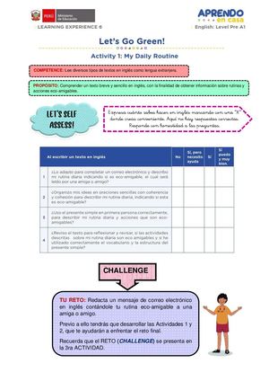 Eda 06 Let's Go Green