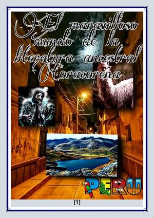 LITERATURA ANCESTRAL CORACOREÑA-PERÚ