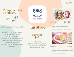 Durazno Y Menta Moda Ventas Producto Tríptico Folleto (2)