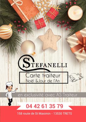 Carte de Noël Boucherie Stéfanelli