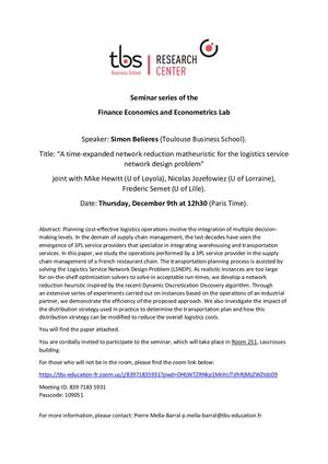 TBS Seminar FEELab Belieres 9 Dec 2021