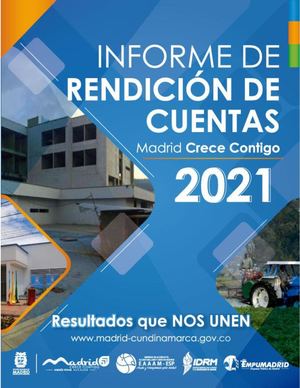 Informe De Rendición De Cuentas 2021