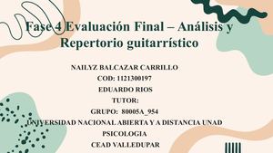 Fase 4 Evaluación Final – Análisis Y Repertorio Guitarrístico