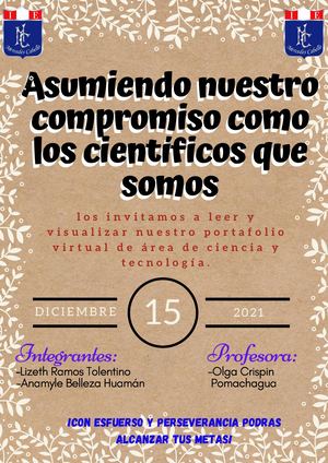 Asumiendo Nuestro Compromiso Como Los Científicos Que Somos