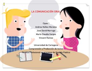 Actividad De Aprendizaje 2 Comunicacion Oral