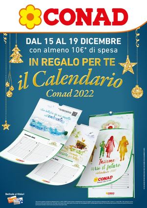 CONAD 100x140 Regalo CALENDARIO Natale 4