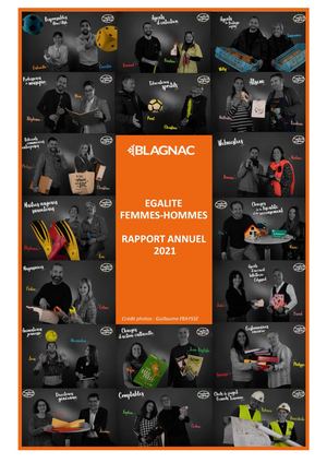 Blagnac Rapport Egalite Femmes Hommes 2021