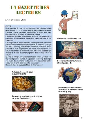 La Gazette Des Lecteurs 3